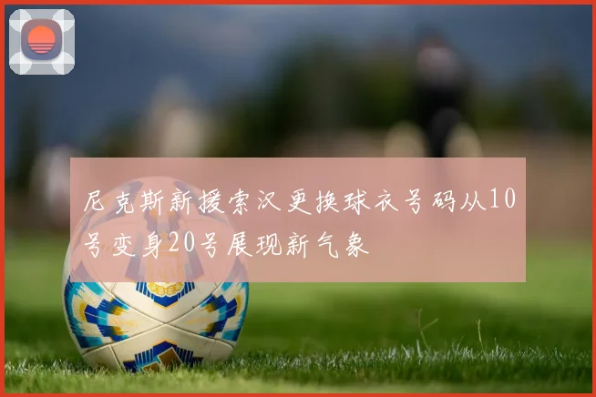 尼克斯新援索汉更换球衣号码从10号变身20号展现新气象